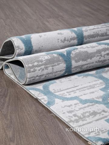 ковер ARDA Valentino M012A D.GREY SHRINK / L.BLUE HEATSET — фото 3