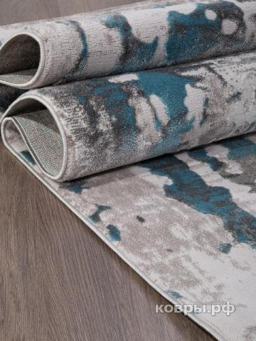 ковер ARDA TEMPO 0101TA GREY / L.BLUE — фото 3