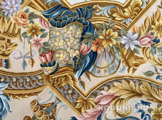 ковер ручной работы Китайский ковер ручной работы из шелка и шерсти 5.8x3.8 — фото 6