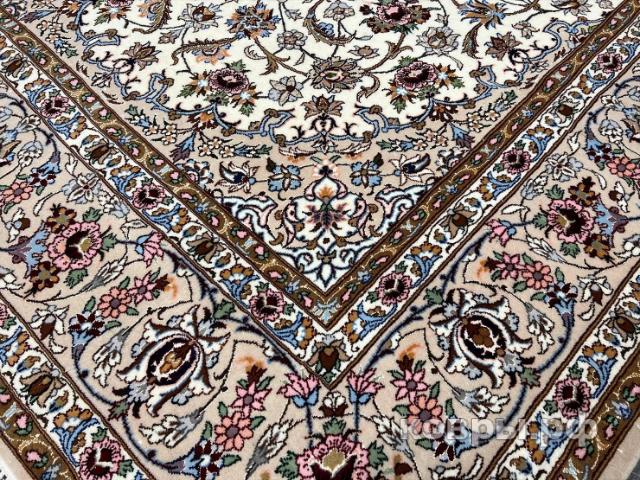 ковер ручной работы Иранский ковер ручной работы из шелка и шерсти Isfahan (Исфахан) 2.45x1.63 — фото 3