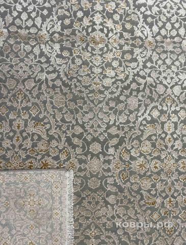 ковер ручной работы Индийский ковер ручной работы из шелка и шерсти 2.93x1.9 — фото 4