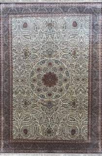 Шелковый Индийский ковер ручной работы Kashmir (Кашмир) 3.03x4.45