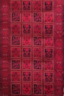 Афганский ковер ручной работы Белжик 1.19x3.79м