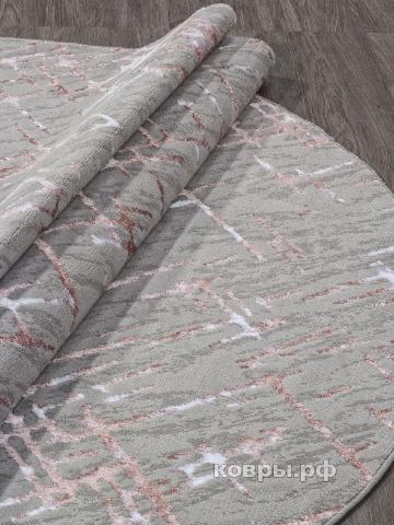 ковер MERINOS LIMAN F164 GRAY-PINK Овал — фото 3