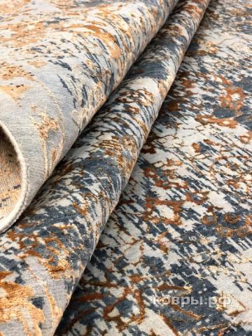 ковер ручной работы Индийский ковер ручной работы из шелка и шерсти 3.04x2.43 — фото 3