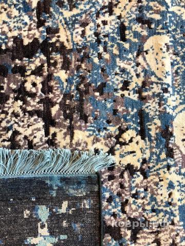 ковер ручной работы Индийский ковер ручной работы из шелка и шерсти 2.87x2.23 — фото 4