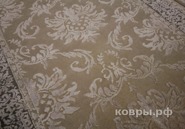 ковер ручной работы Индийский ковер ручной работы из шелка и шерсти 1.51x0.91 — фото 4