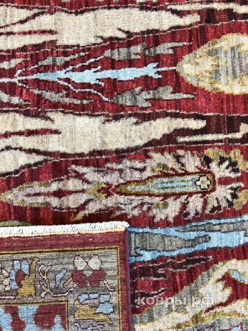 ковер ручной работы Шерстяной Индийский ковер ручной работы 3x2.39 — фото 2