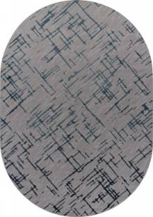 Ковер Ковер LIMAN F164 GRAY-D.BLUE Овал Ковер Ковер LIMAN F164 GRAY-D.BLUE Овал