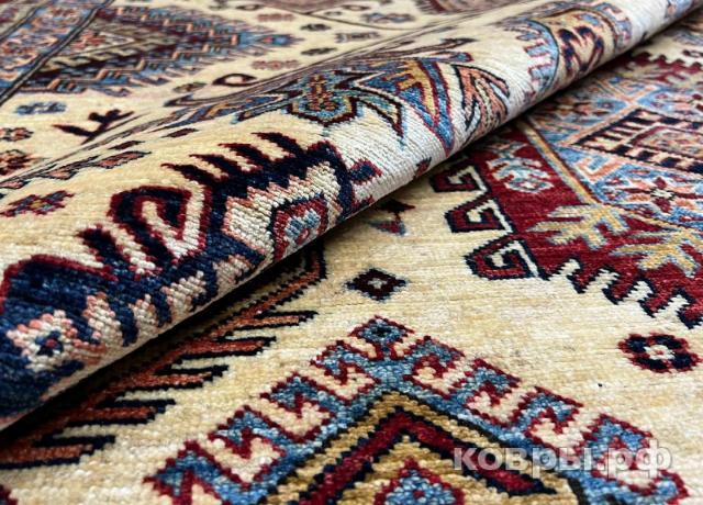 ковер ручной работы Шерстяной Афганский ковер ручной работы Kazakh (Казах) 2.47x3.05 — фото 5