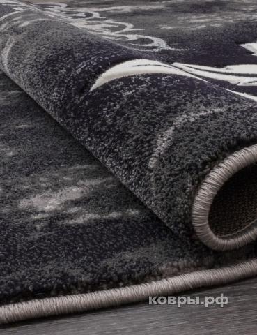 ковер Merinos Mega Carving d272 GRAY Овал — фото 4