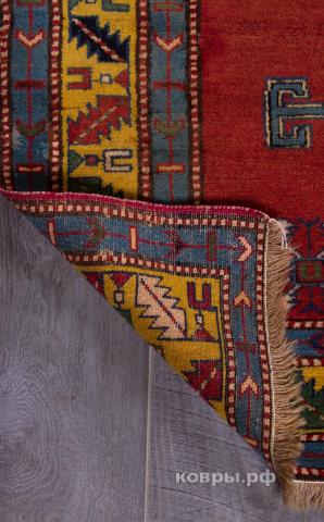 ковер ручной работы Дагестанский ковер ручной работы Антикварный 1.19x1.69м — фото 5