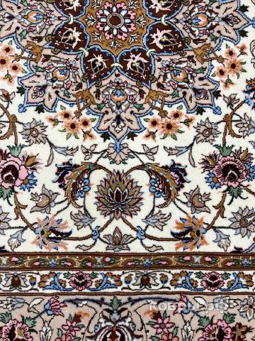 ковер ручной работы Иранский ковер ручной работы из шелка и шерсти Isfahan (Исфахан) 2.45x1.63 — фото 4