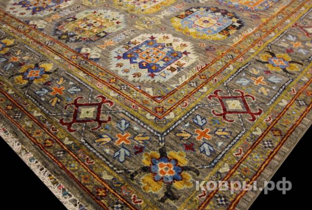 ковер ручной работы Шелковый Афганский ковер ручной работы Sultani (Султани) 2.93x1.99 — фото 6