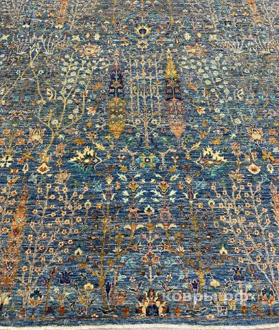 ковер ручной работы Шелковый Афганский ковер ручной работы Waziri (Вазири) 2.97x2.41 — фото 2