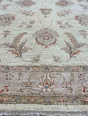 ковер ручной работы Афганский ковер ручной работы из шелка и шерсти Сhoubi (Чуби) 1.98x1.4 — фото 3