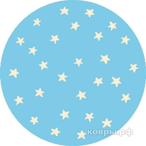 ковер Agnella Funky Top starf blue круг