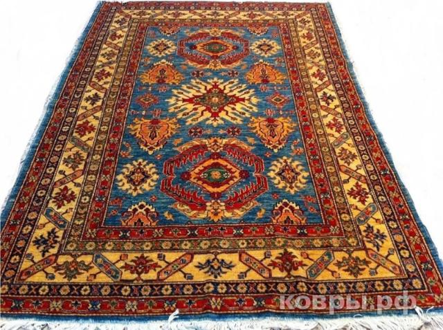 ковер ручной работы Афганский ковер ручной работы Казах 1.66x2.57м — фото 2