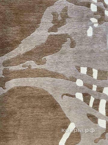 ковер ручной работы Индийский ковер ручной работы из шелка и шерсти 3.65x4.63 — фото 2