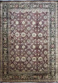 Шерстяной Индийский ковер ручной работы 3.54x2.72