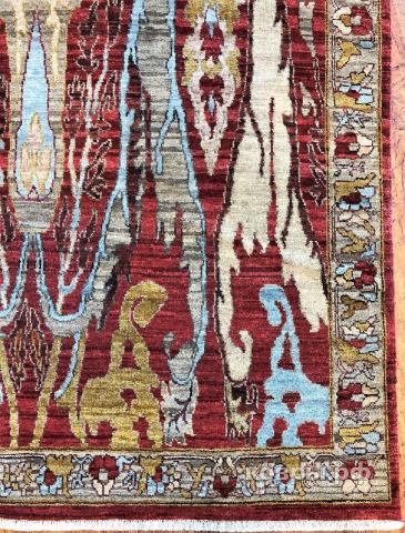 ковер ручной работы Шерстяной Индийский ковер ручной работы 3x2.39 — фото 3