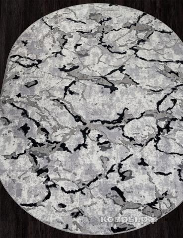 ковер Ковер MERINOS PALERMO F289 DARK GRAY Овал — фото 2