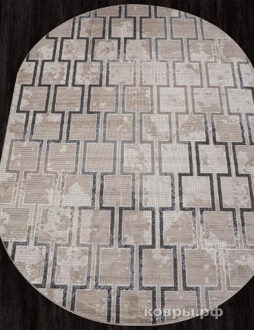 ковер Ковер MERINOS SIERRA F353 BEIGE-BLUE Овал — фото 2