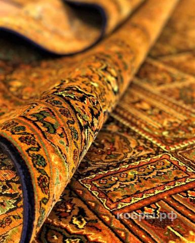 ковер ручной работы Шелковый Индийский ковер ручной работы Kashmir (Кашмир Хешти ) 3.07x2.18 — фото 2