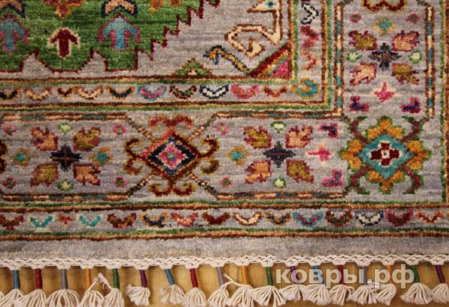 ковер ручной работы Шелковый Афганский ковер ручной работы Waziri (Вазири) 2.73x0.87 — фото 2