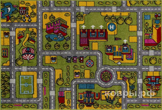 ковер Ковер MERINOS ORION C024 GREEN-GRAY