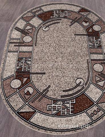 ковер MERINOS GAVANA ALBINA 3 BEIGE Овал — фото 2