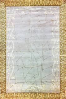 Дизайнерский ковер ручной работы из шерсти дикого  яка 023 2.0x3.0