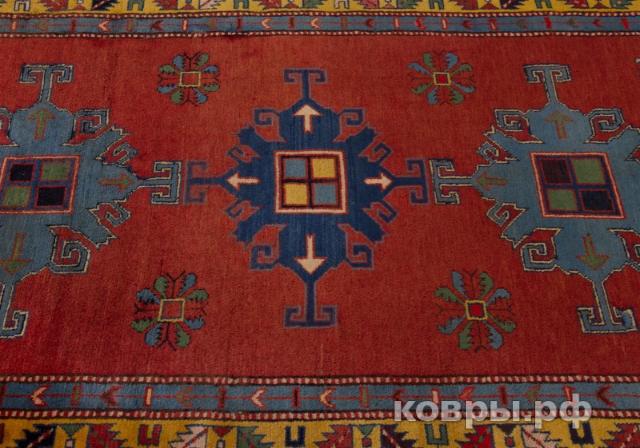 ковер ручной работы Дагестанский ковер ручной работы Антикварный 1.19x1.69м — фото 6