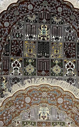 ковер ручной работы Шелковый Китайский ковер ручной работы 1.78x1.25 — фото 2