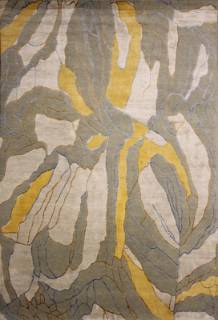 Индийский ковер ручной работы из шелка и шерсти 2.98x2.01