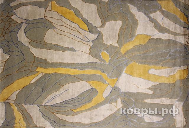 ковер ручной работы Индийский ковер ручной работы из шелка и шерсти 2.98x2.01