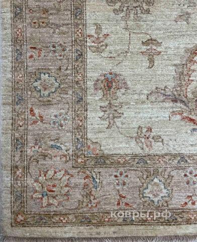 ковер ручной работы Афганский ковер ручной работы из шелка и шерсти Сhoubi (Чуби) 1.98x1.4 — фото 4