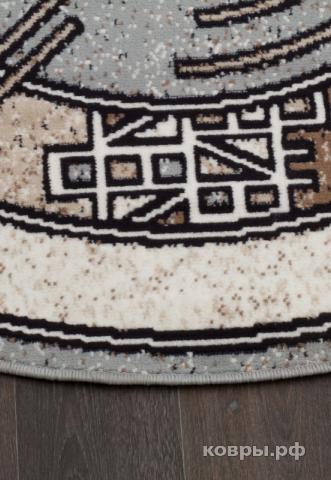 ковер MERINOS SIERRA ALBINA 3 BLUE-BROWN Овал — фото 4