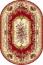 ковер Merinos Laguna 5439 red Овал