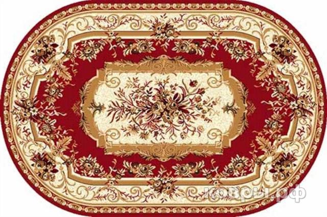 ковер Merinos Laguna 5439 red Овал