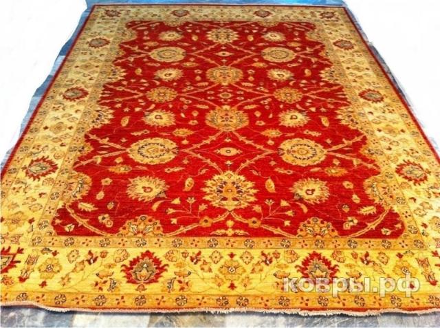 ковер ручной работы Афганский ковер ручной работы Чуби 2.42x3.25м — фото 2