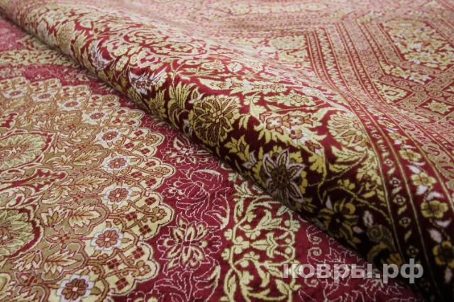 ковер ручной работы Шелковый Китайский ковер ручной работы 2.48x2.48 — фото 2