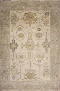 Шерстяной Индийский ковер ручной работы 2.6x1.79