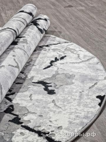 ковер Ковер MERINOS PALERMO F289 DARK GRAY Овал — фото 3