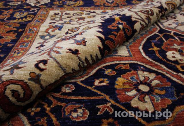 ковер ручной работы Шелковый Афганский ковер ручной работы Heriz (Хериз) 3.41x2.7 — фото 5