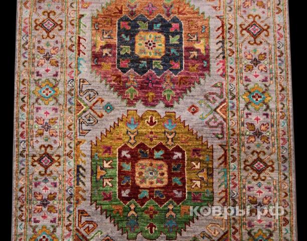 ковер ручной работы Шелковый Афганский ковер ручной работы Waziri (Вазири) 2.73x0.87 — фото 3