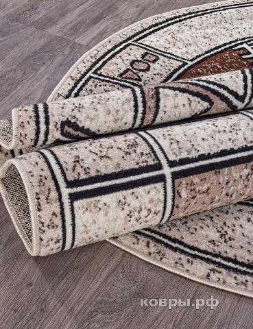 ковер MERINOS GAVANA ALBINA 3 BEIGE Овал — фото 3