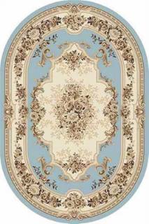 Merinos Valencia Deluxe 4015 l.blue-brown овал