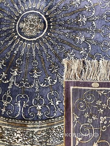 ковер ручной работы Шелковый Китайский ковер ручной работы 1.5x1.55 — фото 4