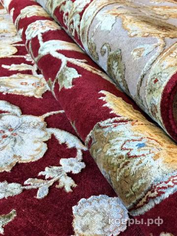 ковер ручной работы Индийский ковер ручной работы из шелка и шерсти Agra (Агра) 2.01x1.42 — фото 2